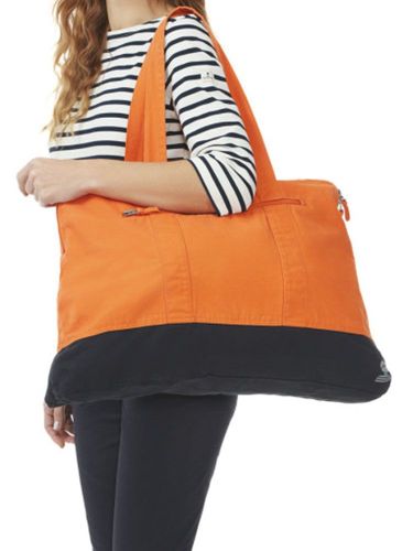 Large Zip Beach Bag, Orange