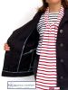 Women's Short Nautical Canvas Jacket, Navy Blue (only UK10/UK12 left)