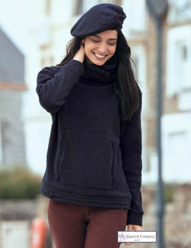 Women's Beret, Navy Blue