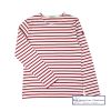 Women's White & Red Stripe Breton Top (Heavyweight)