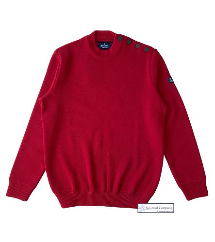Men's Breton Jumper, Red