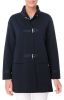 Women's Long French Navy Blue Knit Jacket - SOLD OUT