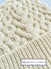 Aran 100% Soft Merino Beanie Hat, Cream - SOLD OUT
