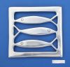 Metal Hot Plate with 3 Fish - SOLD OUT