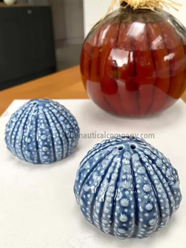 Sea Urchin Salt and Pepper Shakers - SECONDS